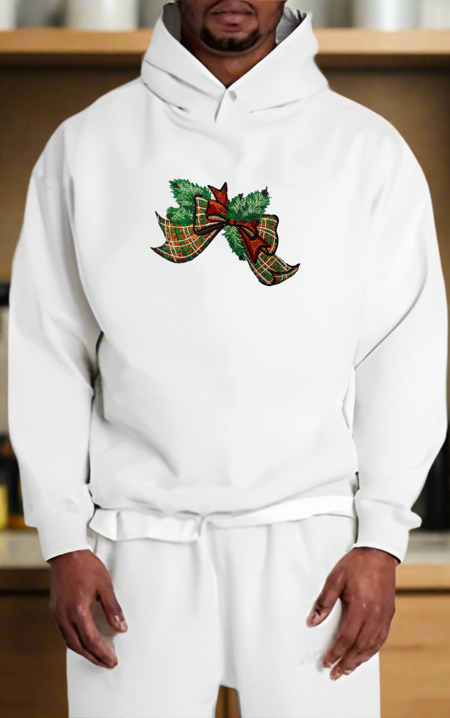 Tartan Traditions: Elegant Plaid Bow Embroidered Collection (Sweatshirts, Hoodies & Totes) – Small Biz Crafted, 15% to Cultural Heritage Programs 🎀🏴 | Ethically Woven with Timeless Charm