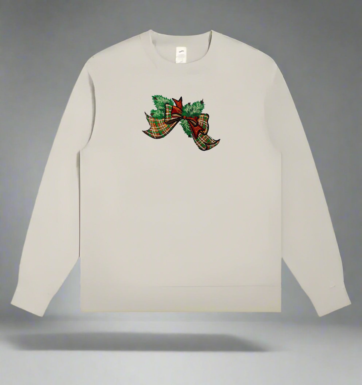 Tartan Traditions: Elegant Plaid Bow Embroidered Collection (Sweatshirts, Hoodies & Totes) – Small Biz Crafted, 15% to Cultural Heritage Programs 🎀🏴 | Ethically Woven with Timeless Charm