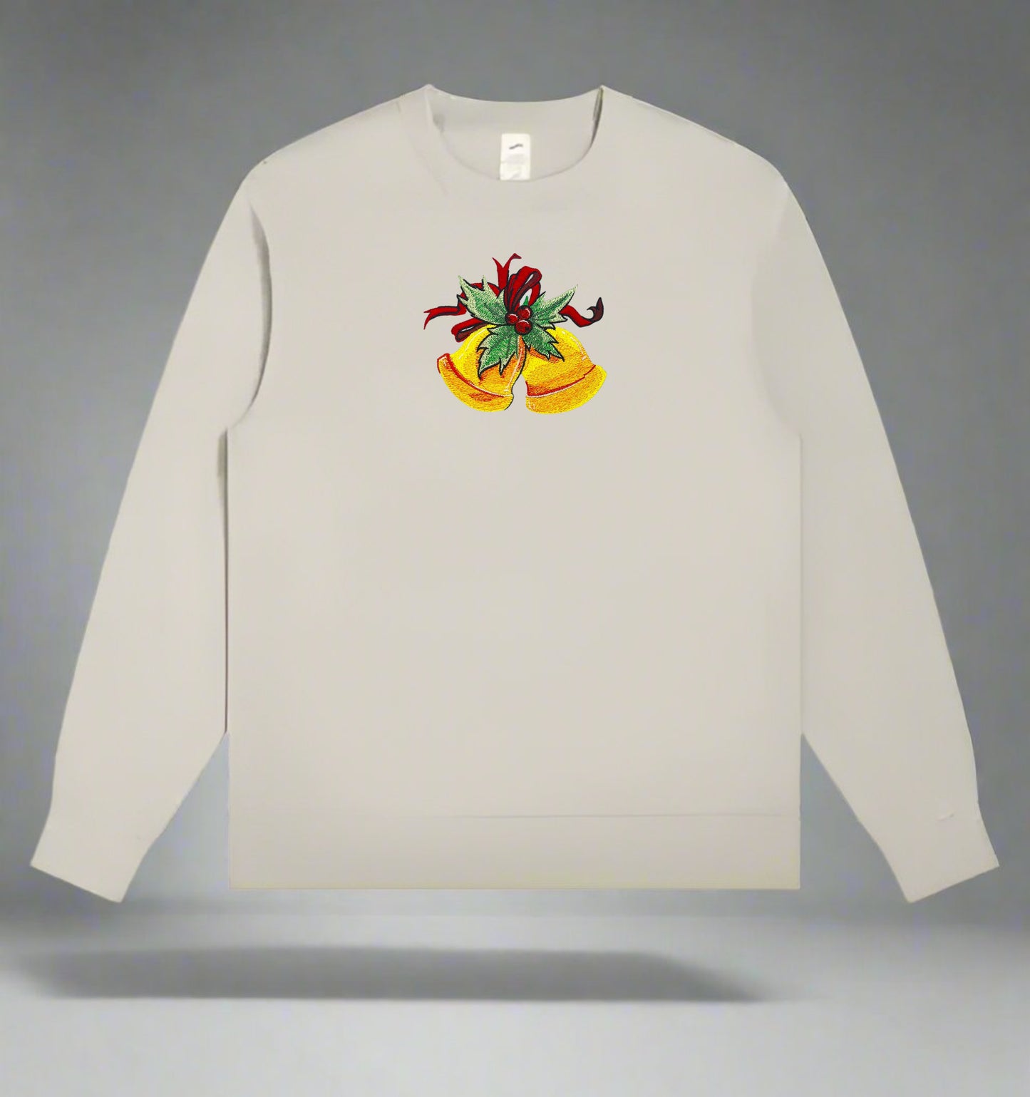 Merry Christmas Bells Embroidery - Holiday Gift