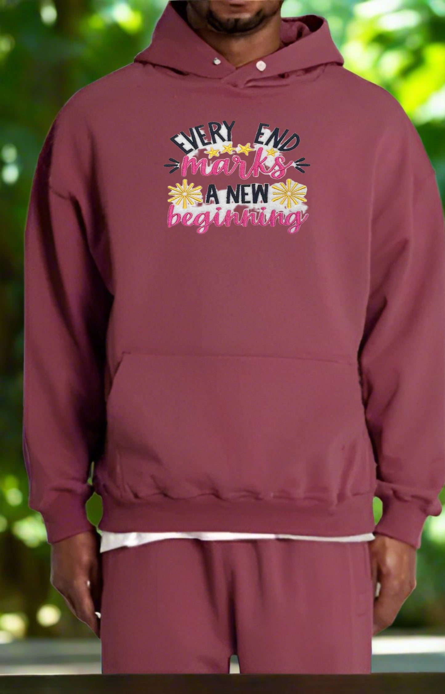 Threads of Hope: Encouragement Embroidered Collection (Sweatshirts, Hoodies & Totes) – Small Biz Crafted, 15% to Mental Health Programs 🌟💪 | Glow-in-the-Dark Positivity, Ethically Stitched