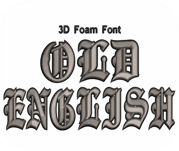 Custom 3D Foam Old English Font Embroidered Caps - Bold & Retro Hat Collection for Streetwear & Sports