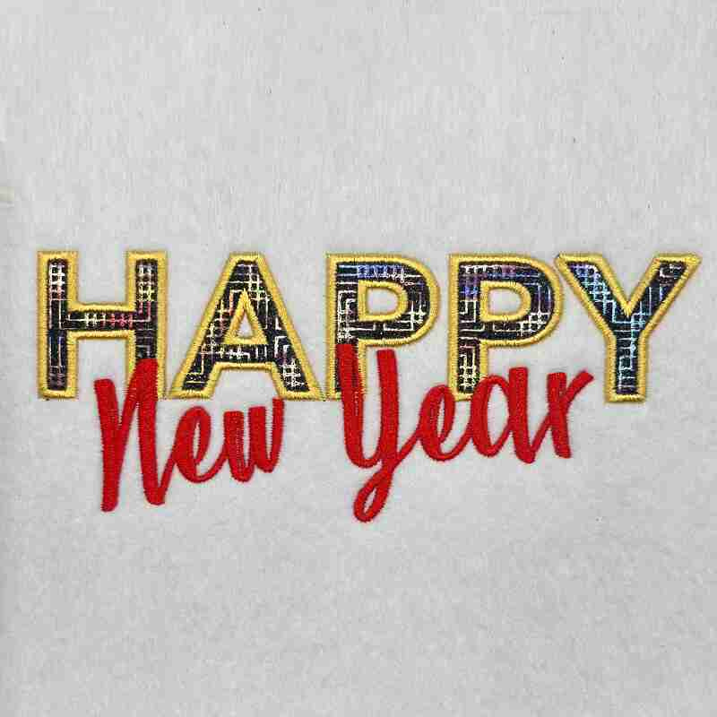Cheers to Community: Happy New Year Embroidered Collection Small Biz Crafted, Big Dreams Fueled ✨🥂 | Ethically Stitched with Heart