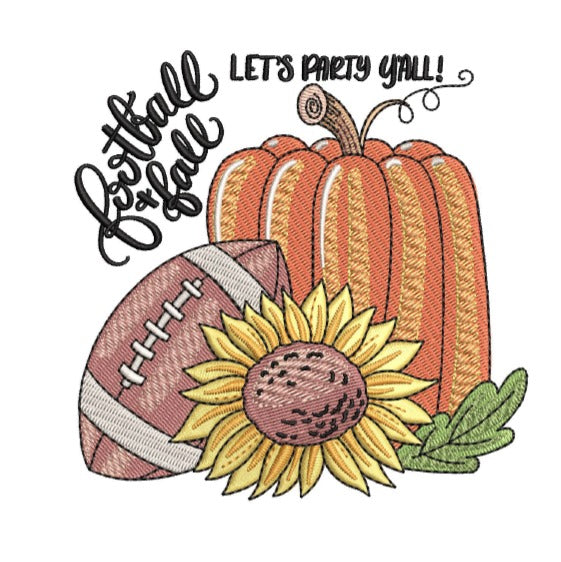 Pumpkin Football Sweatshirt, Hoodie & Jute Tote | Fumble-Friendly Embroidery | Dubai Artisan Underdogs