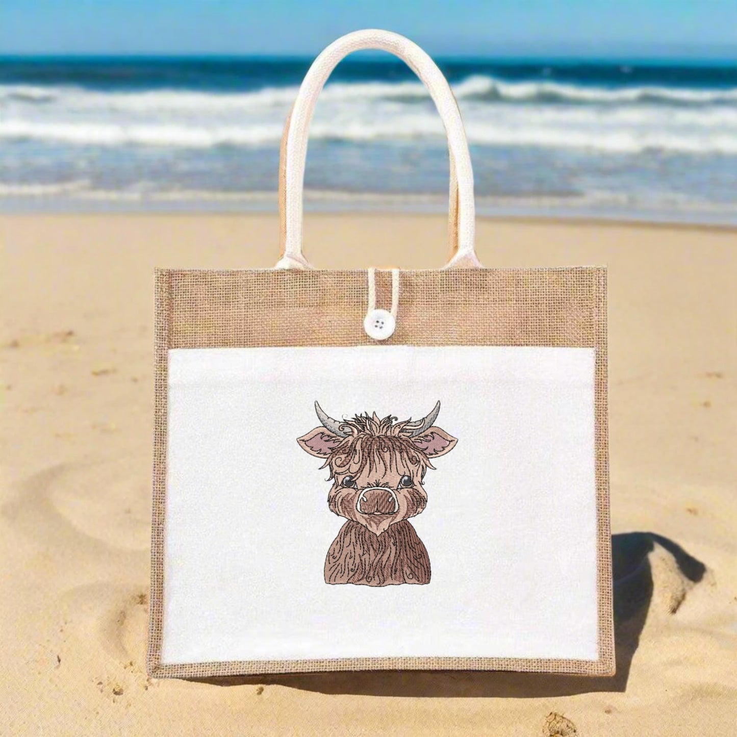 Adorable BullHorns Design: Hoodie • Sweatshirt • Jute Tote | Whimsical Wild Hearts