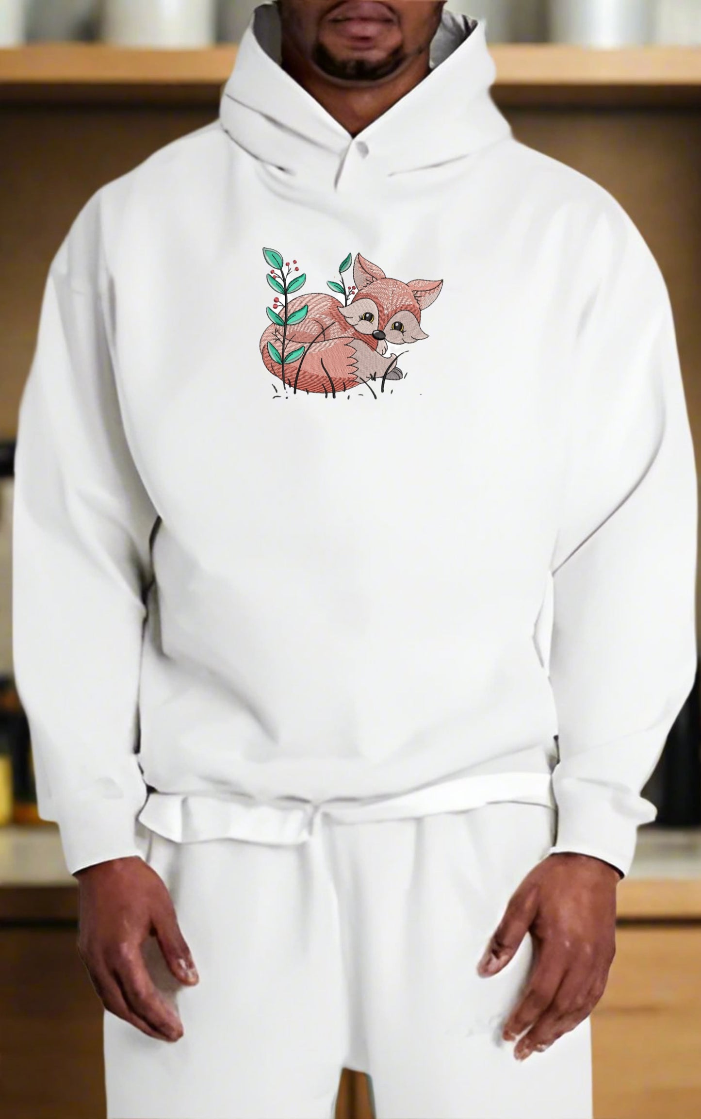 FoxFlowers Enchanted Design: Hoodie • Sweatshirt • Jute Tote | Wilderness Whispers
