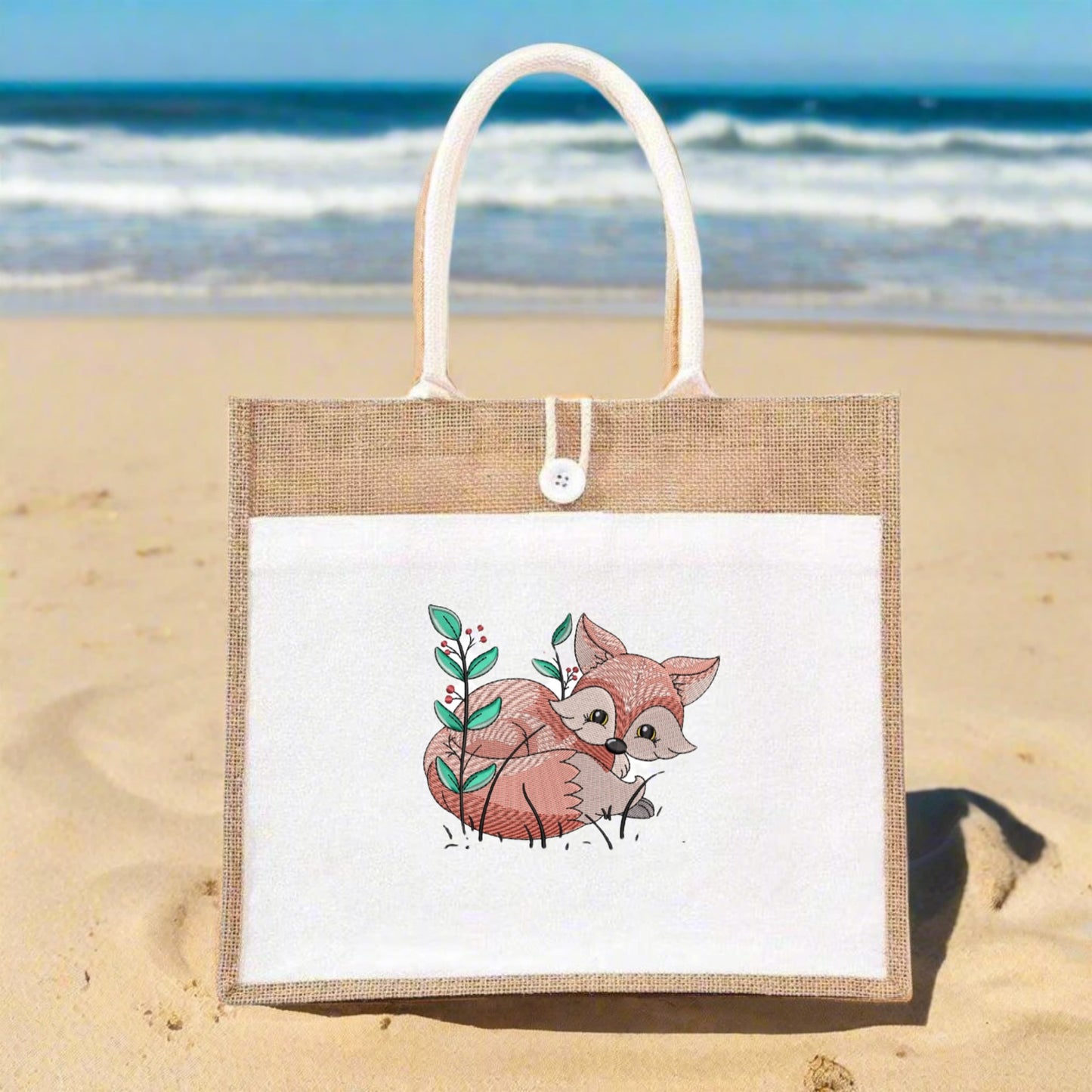 FoxFlowers Enchanted Design: Hoodie • Sweatshirt • Jute Tote | Wilderness Whispers