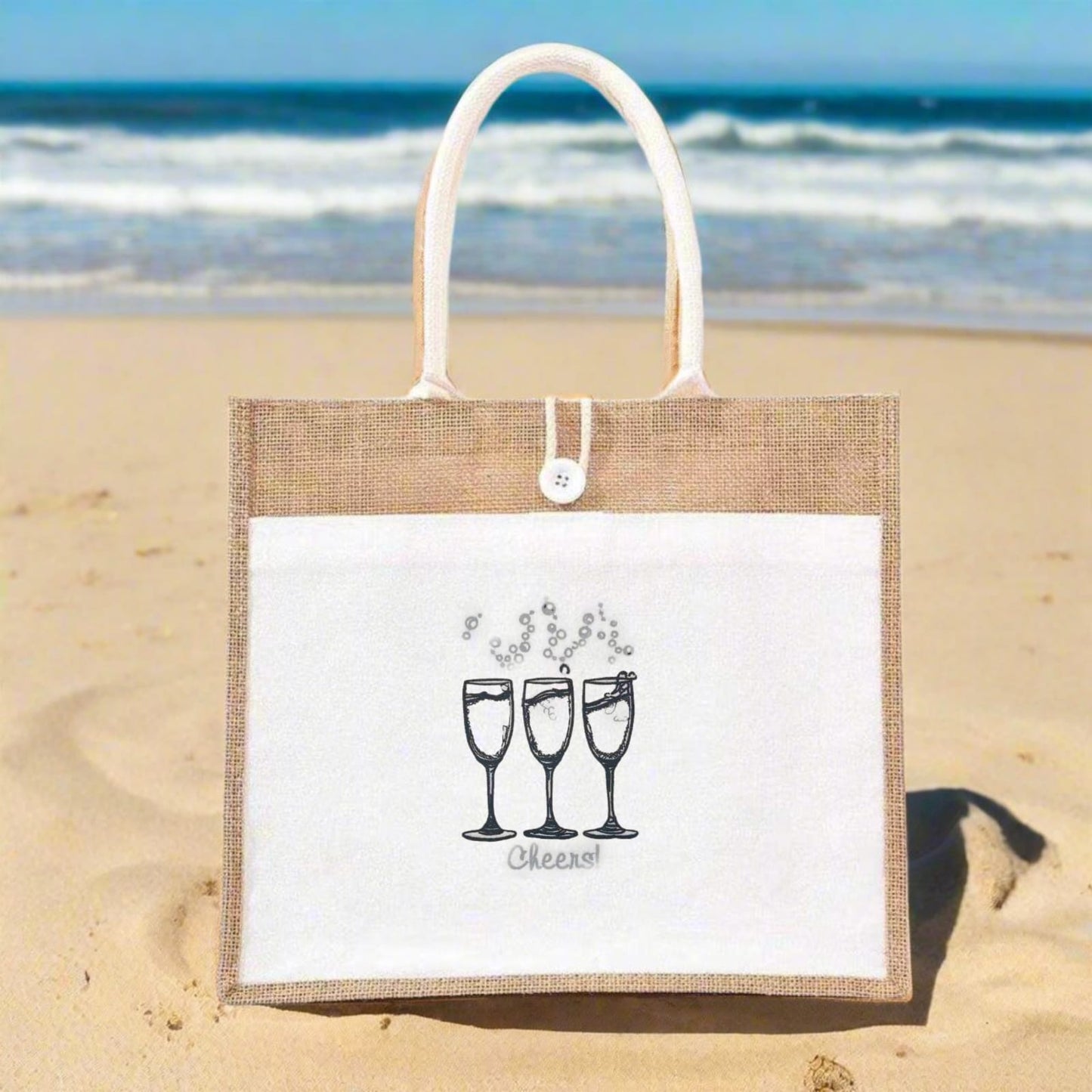 Bubbles & Stitches: Champagne Glasses Embroidered Collection (Sweatshirts, Hoodies & Totes) – Celebrate Every Sip 🥂✨ | Ethically Crafted