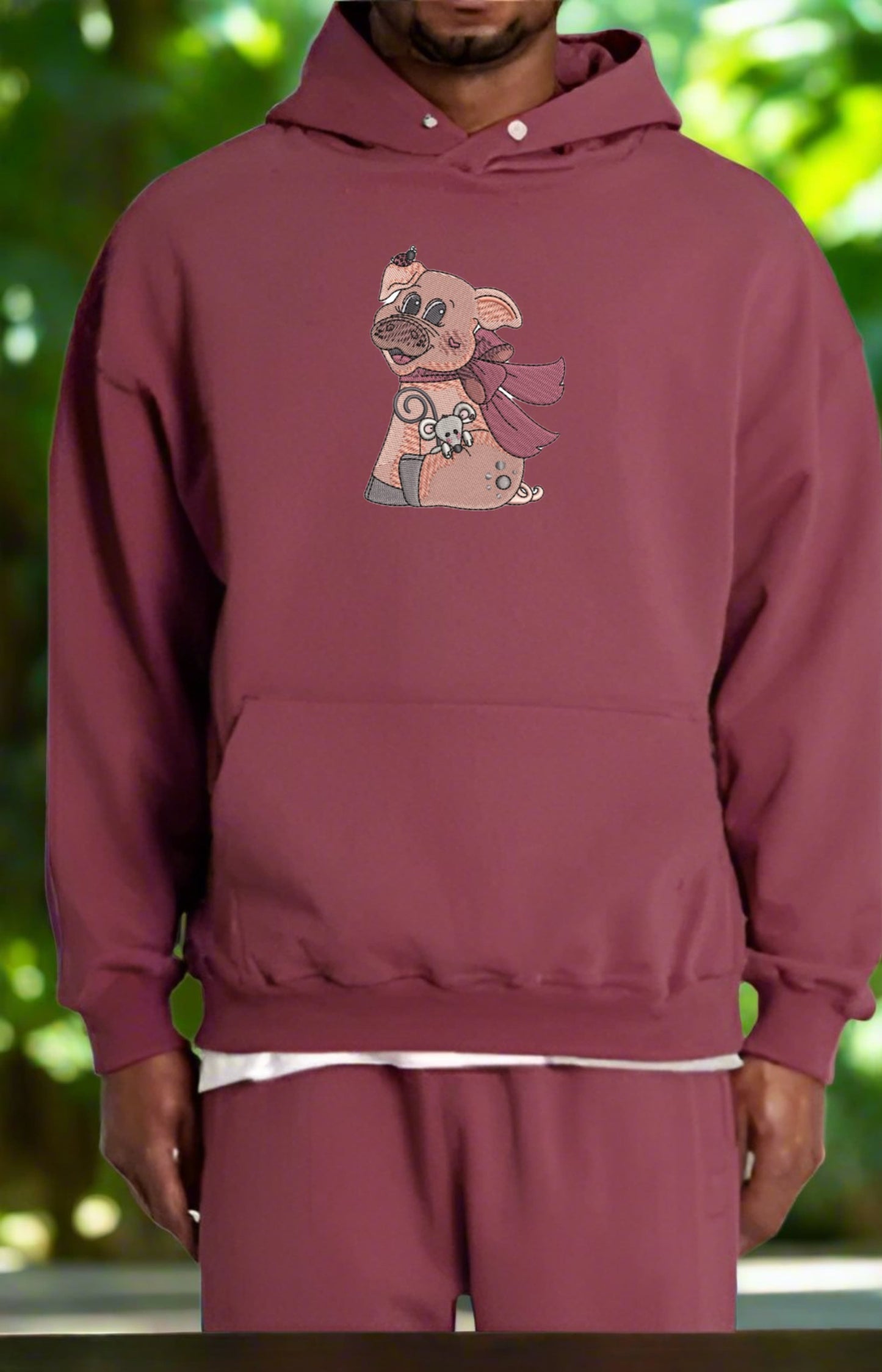 PigMouse Valor Design: Hoodie • Sweatshirt • Jute Tote | Pocket-Sized Power