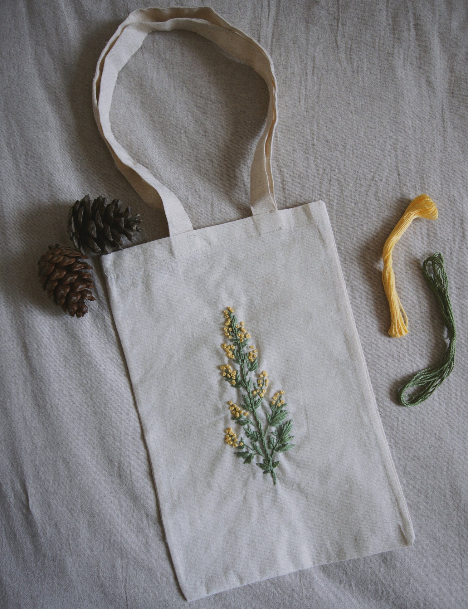 Embroidered Jute Handbag Collection