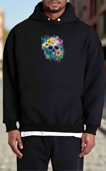 Floral Skull Embroidery – Bold Artistic Statement
