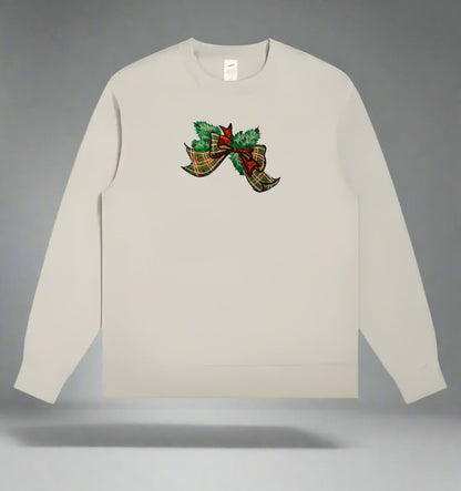 Tartan Traditions: Elegant Plaid Bow Embroidered Collection (Sweatshirts, Hoodies & Totes) – Small Biz Crafted, 15% to Cultural Heritage Programs 🎀🏴 | Ethically Woven with Timeless Charm