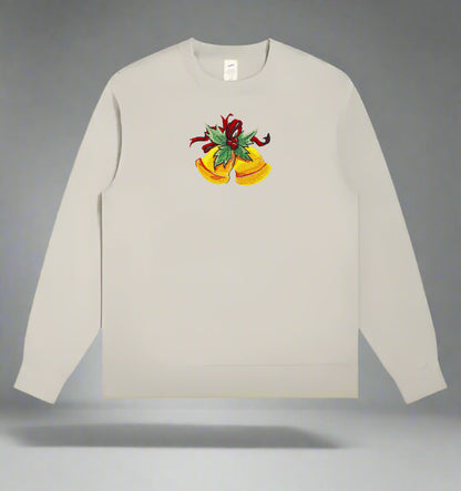 Merry Christmas Bells Embroidery - Holiday Gift
