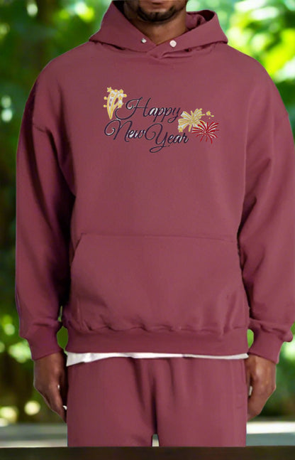 Celestial Spark: Fireworks Embroidered Collection (Sweatshirts, Hoodies & Jute Bags) – Glow-in-the-Dark Threads, Eco-Friendly Celebrations ✨🎆♻️ | Ethically Handcrafted
