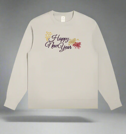 Celestial Spark: Fireworks Embroidered Collection (Sweatshirts, Hoodies & Jute Bags) – Glow-in-the-Dark Threads, Eco-Friendly Celebrations ✨🎆♻️ | Ethically Handcrafted