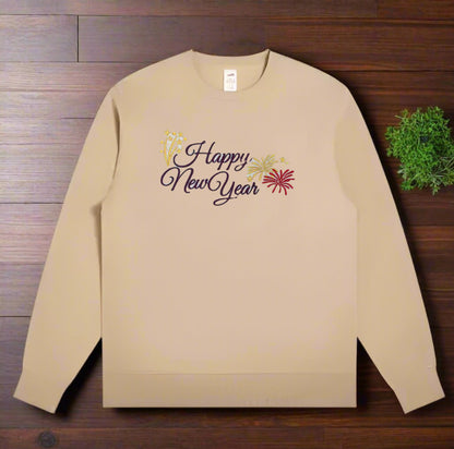 Celestial Spark: Fireworks Embroidered Collection (Sweatshirts, Hoodies & Jute Bags) – Glow-in-the-Dark Threads, Eco-Friendly Celebrations ✨🎆♻️ | Ethically Handcrafted