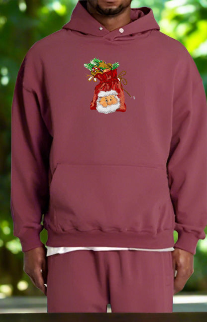 Santa’s Secret Stitch: Embroidered Sack Collection (Sweatshirts, Hoodies & Totes) – Small Biz Crafted, 15% to Toy Drives 🎅🎁 | Glow-in-the-Docknight Magic & Hidden Treasures