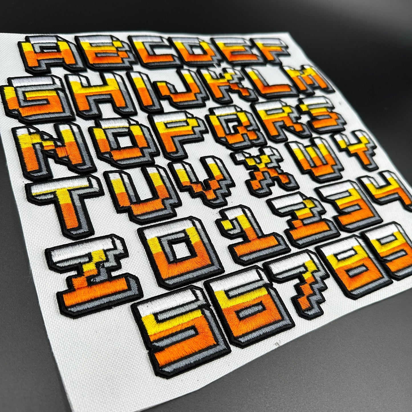 RetroBlox 3D: Pixel-Style Embroidery Alphabet Collection – 6-Color Custom Lettering