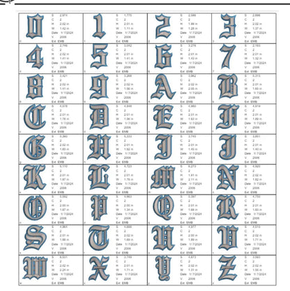 Alphabet/numbers 