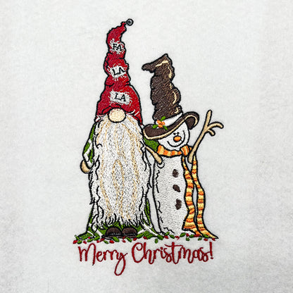Frost & Whimsy: Gnome & Snowman Embroidered Collection (Sweatshirts, Hoodies & Totes) – Small Biz Crafted, 15% to Community Joy Initiatives 🧤⛄ | Glow-in-the-Docknight Charm, Ethically Stitched