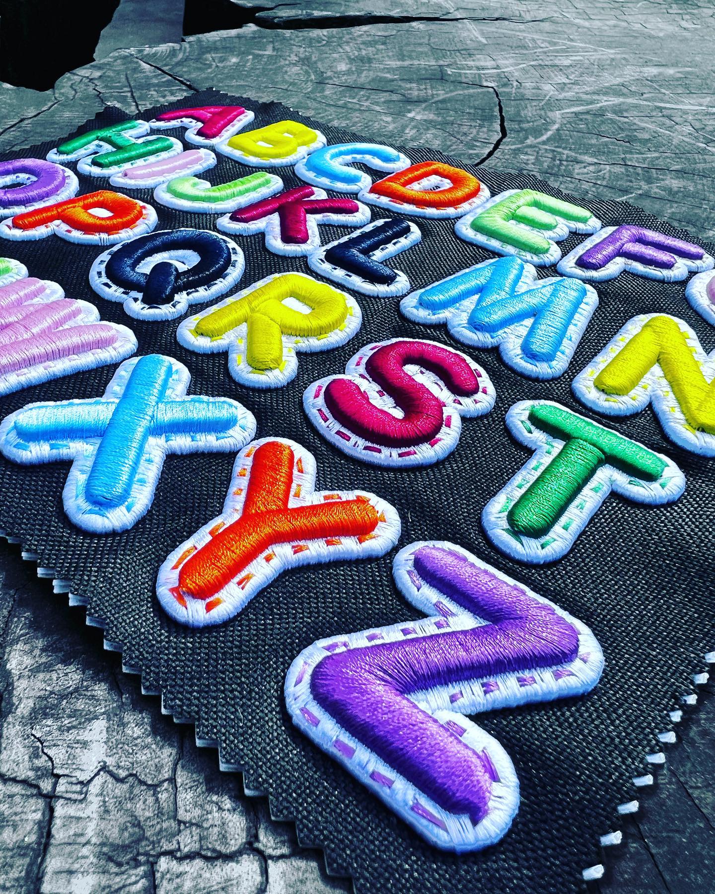 DoubleLayer Sphere: Complete 3D  Puff Alphabet Embroidery Collection