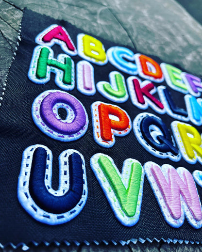 DoubleLayer Sphere: Complete 3D  Puff Alphabet Embroidery Collection
