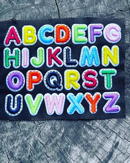 DoubleLayer Sphere: Complete 3D  Puff Alphabet Embroidery Collection