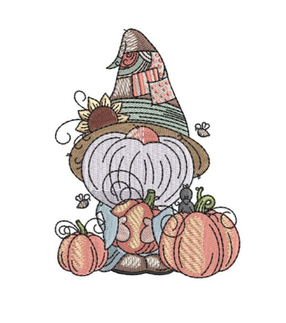 Gnome Pumpkin Sweatshirt, Hoodie & Jute Tote ｜Embroidered Dubai Dirt-Dreamers ｜ Small Batch Soil Rebels