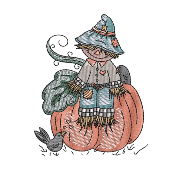 ScareCrow Sentinel Design: Hoodie • Sweatshirt • Jute Tote | Field Guardian Art