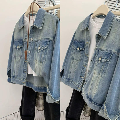 Starfield Classic Denim Jacket — Vintage Wash, Clean Front
