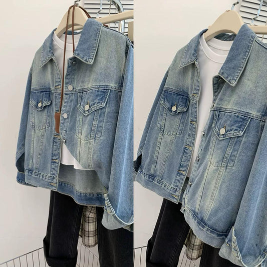 Starfield Classic Denim Jacket — Vintage Wash, Clean Front