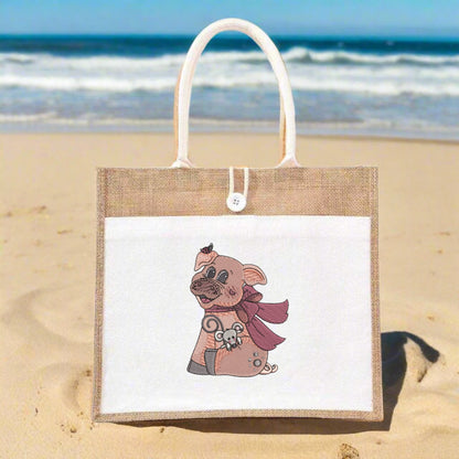PigMouse Valor Design: Hoodie • Sweatshirt • Jute Tote | Pocket-Sized Power
