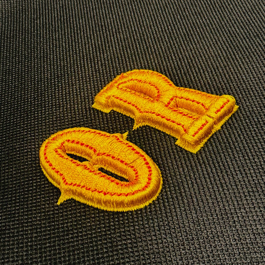 Western 3D Puff Font Embroidery