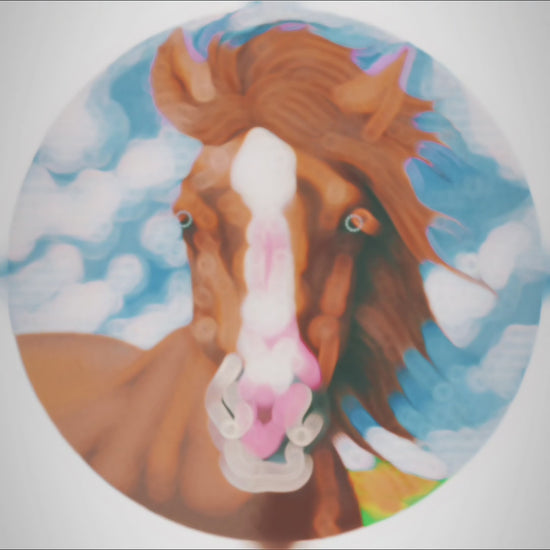 Embroidering a Majestic Horse & Stormy Sky | Daily Vlog Tutorial Series 🪡✨