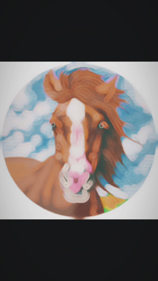 Embroidering a Majestic Horse & Stormy Sky | Daily Vlog Tutorial Series 🪡✨
