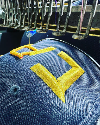 Diamond 3D Puff Font Embroidery