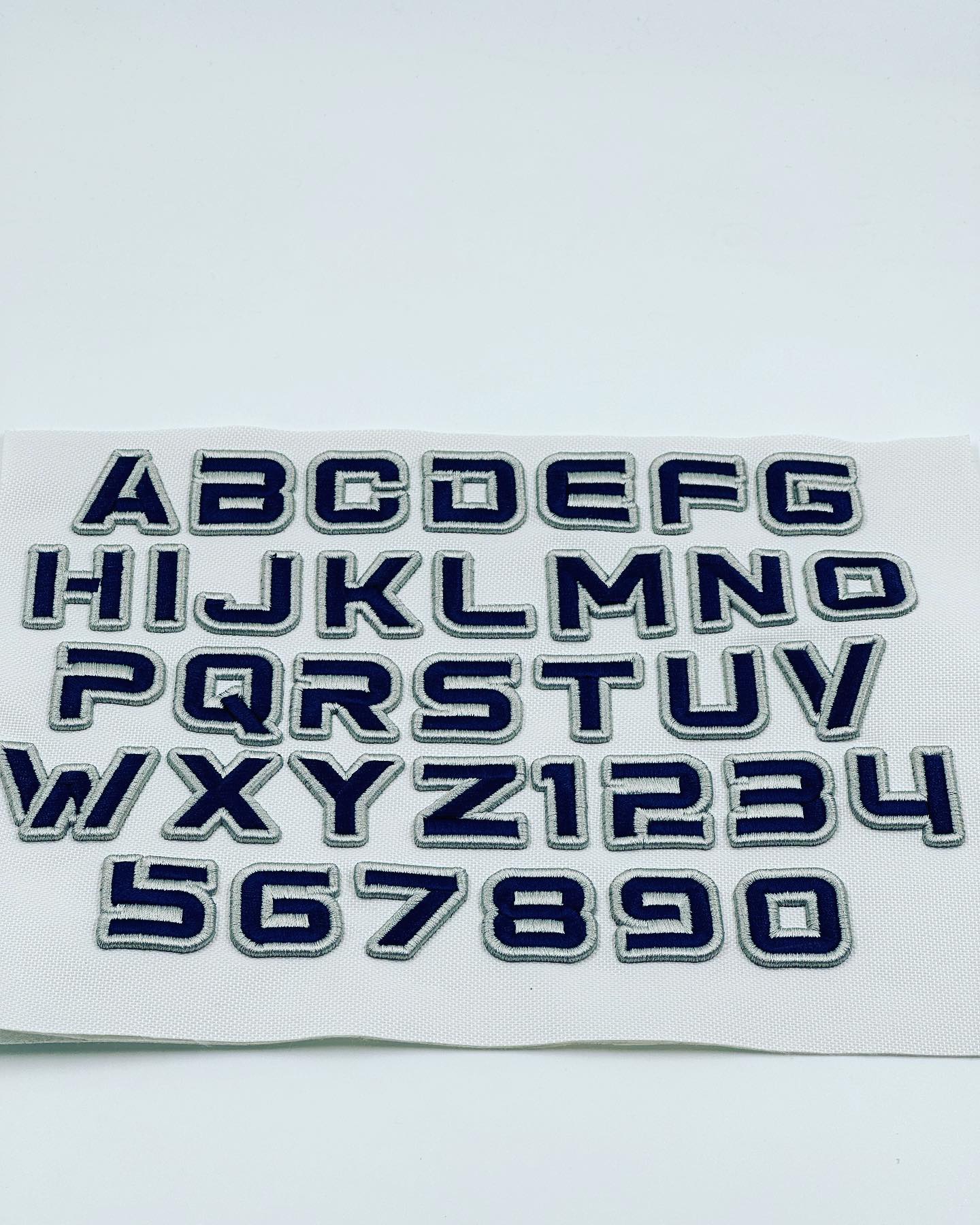 UnityRaised: 3D Squad Embroidery Lettering Collection