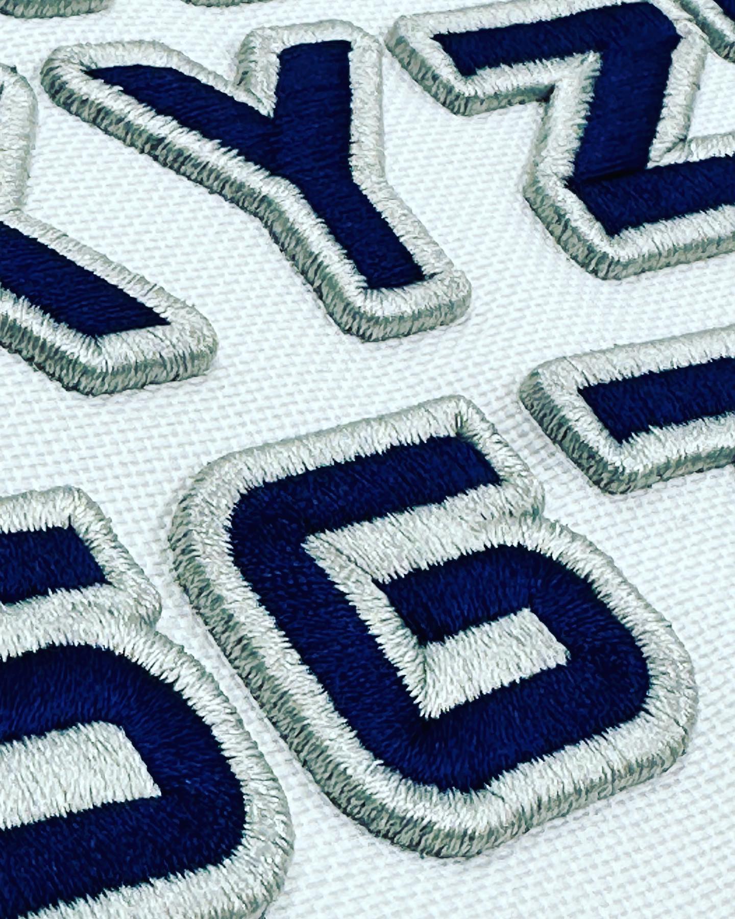 UnityRaised: 3D Squad Embroidery Lettering Collection